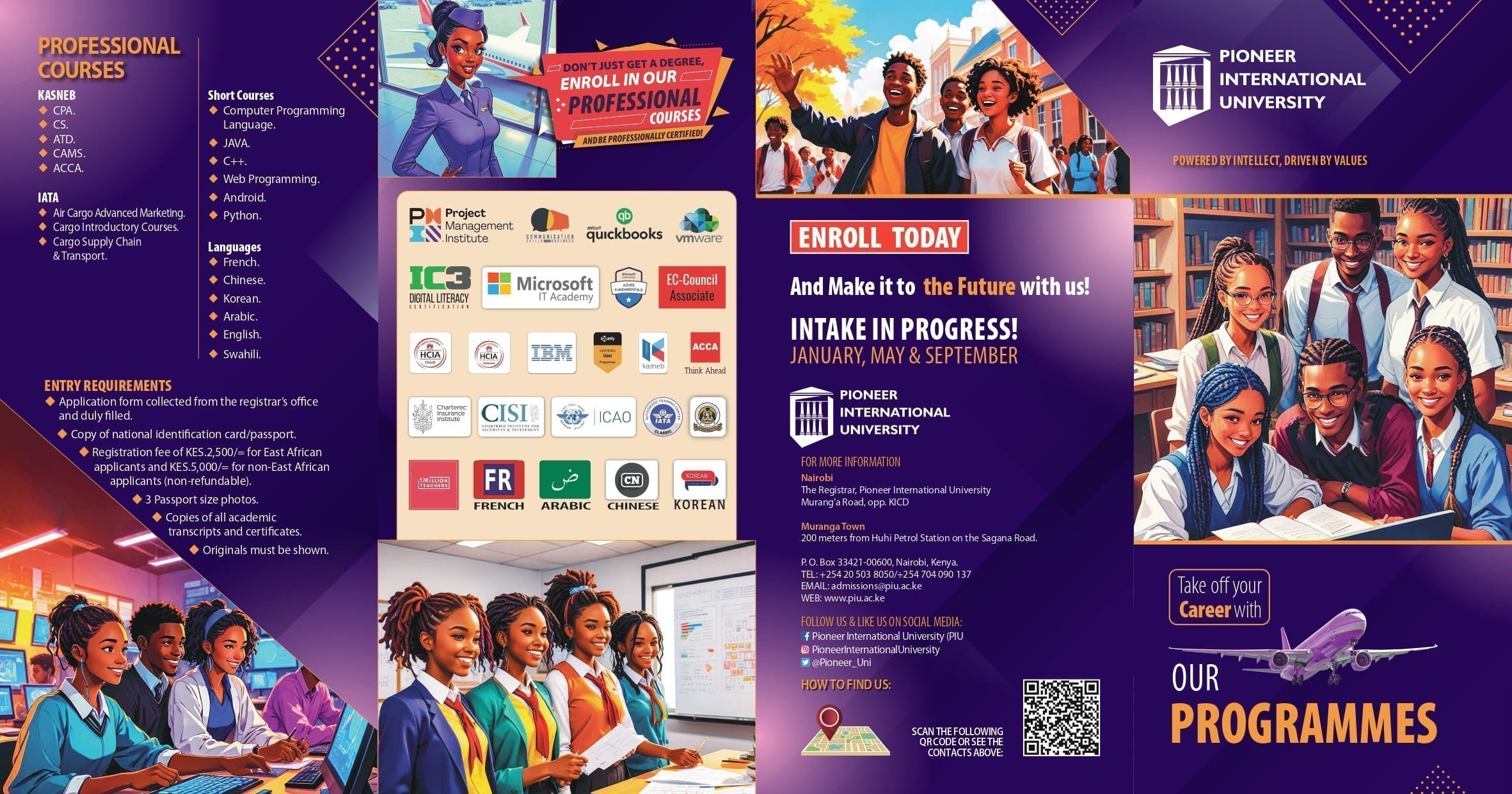 PIU ALL PROGRAMMES BROCHURE - PAGE 1